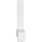 Ekena Millwork Bellingham Architectural Grade PVC Gable Bracket, 108"W x 36"H x 6"D x 6"F, 8/12 Pitch GBP108X36X0606BEL00 - alternate 5
